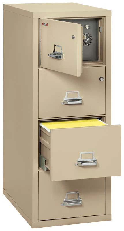 FireKing 4-2131-CSF 4 Drawer Legal Safe In A Fire File Cabinet