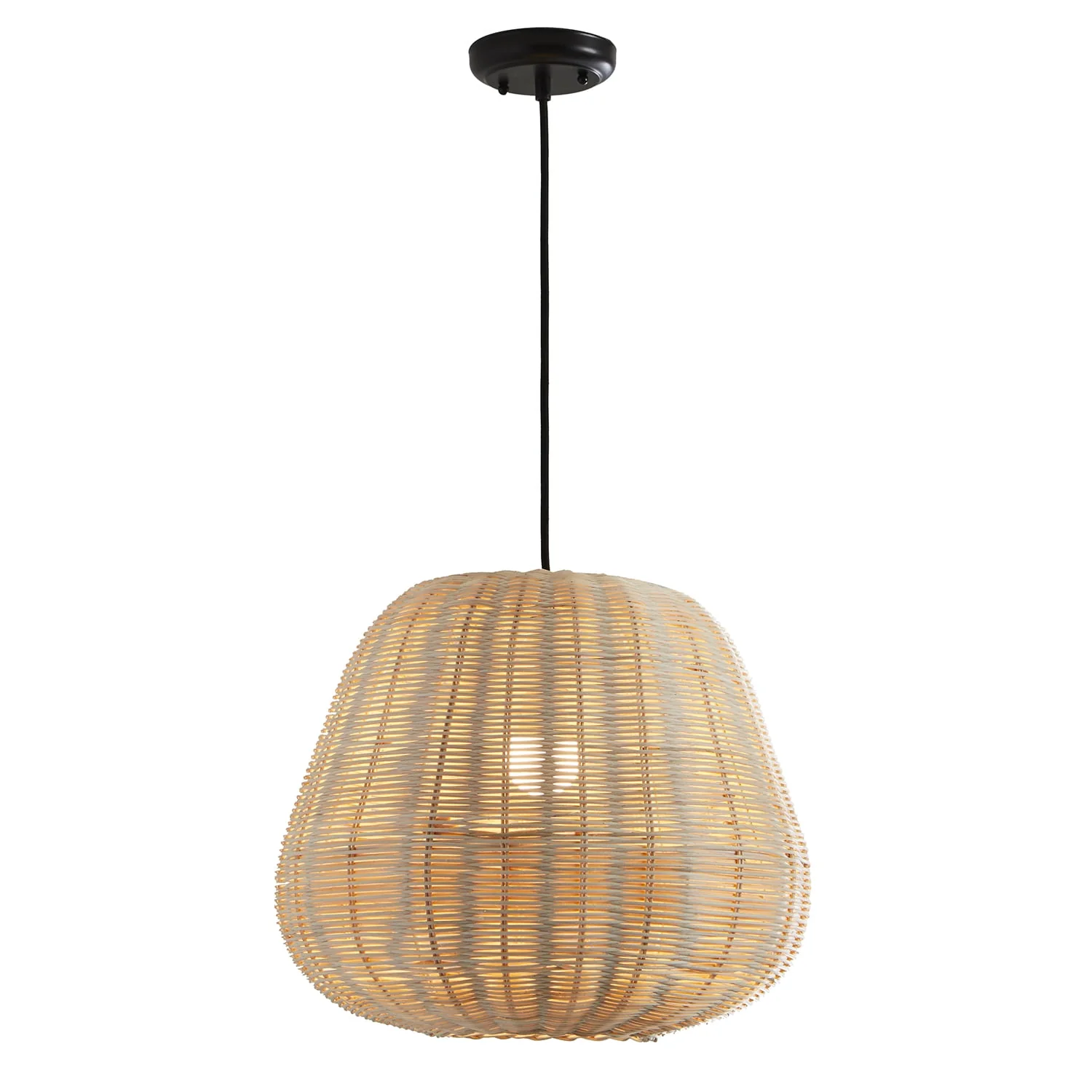 Nature Woven Pendant Light, Includes 1 Pcs LED Light Bulb