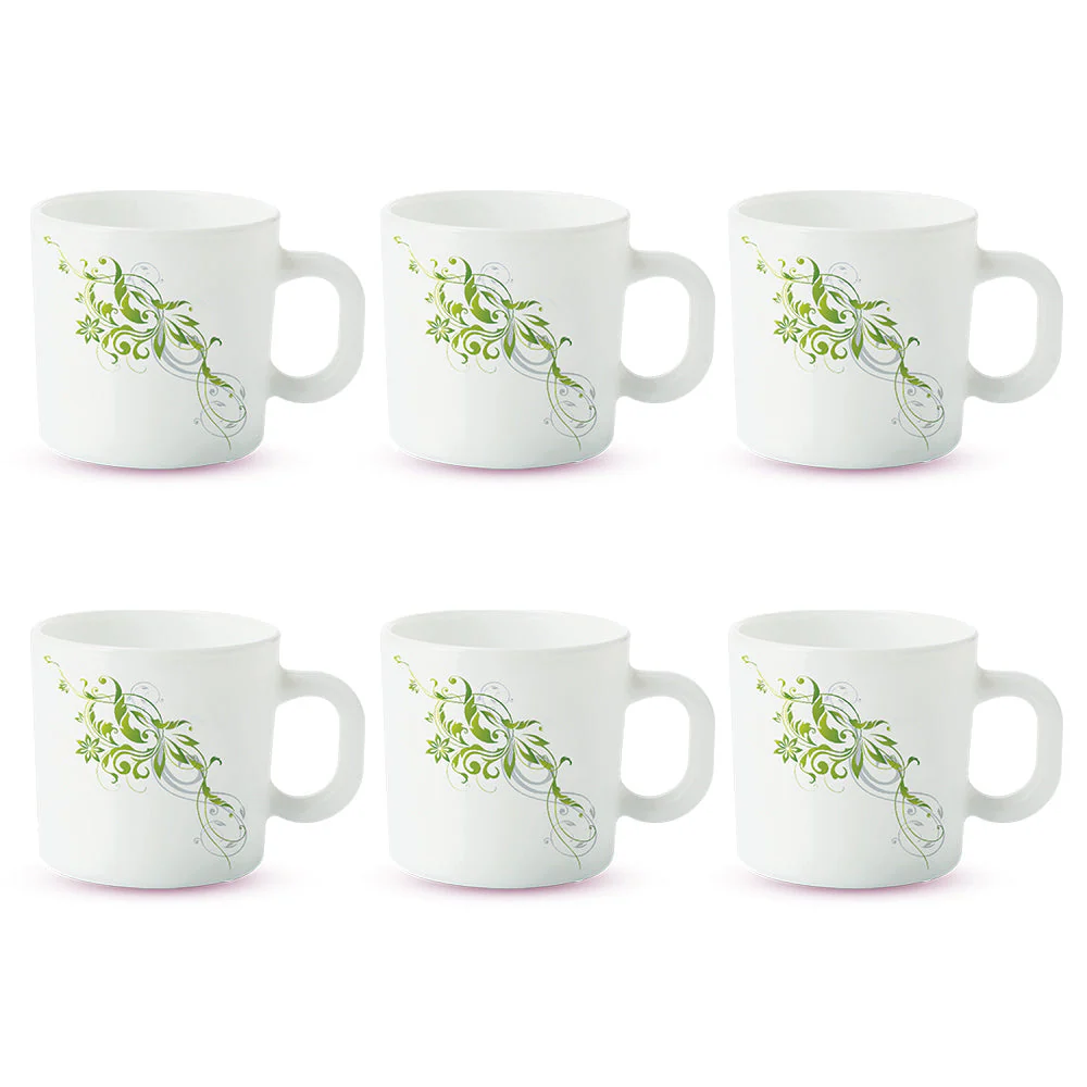 Larah by Borosil Erba Mug Set, 240ml x 2