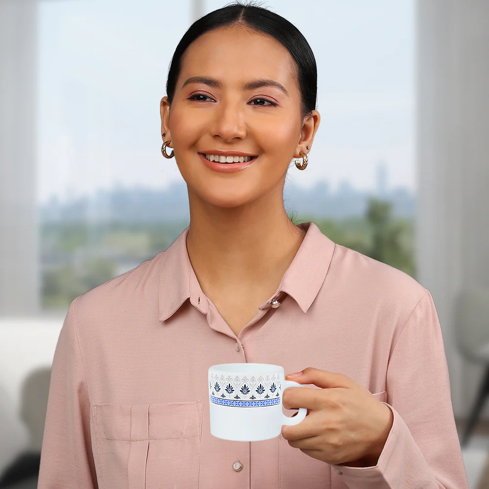 Larah by Borosil Ocean Mug Set, 100ml x 6