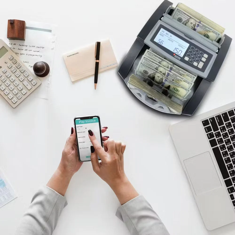 Cassida 5520 UV & MG Currency Counter with ValuCount UV & MG Counterfeit Detection