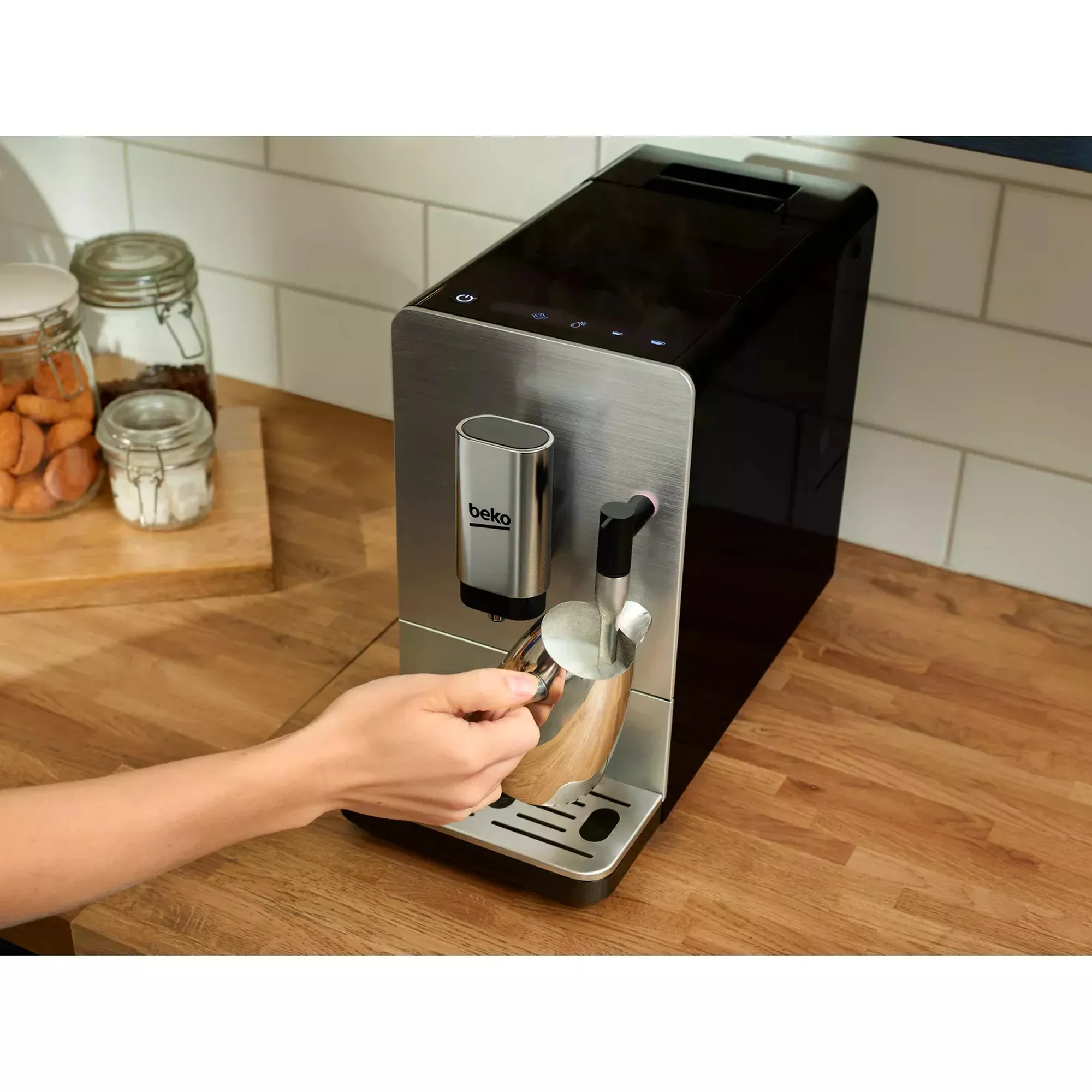 Beko Espresso Bean to Cup Coffee Machine Stainless Steel