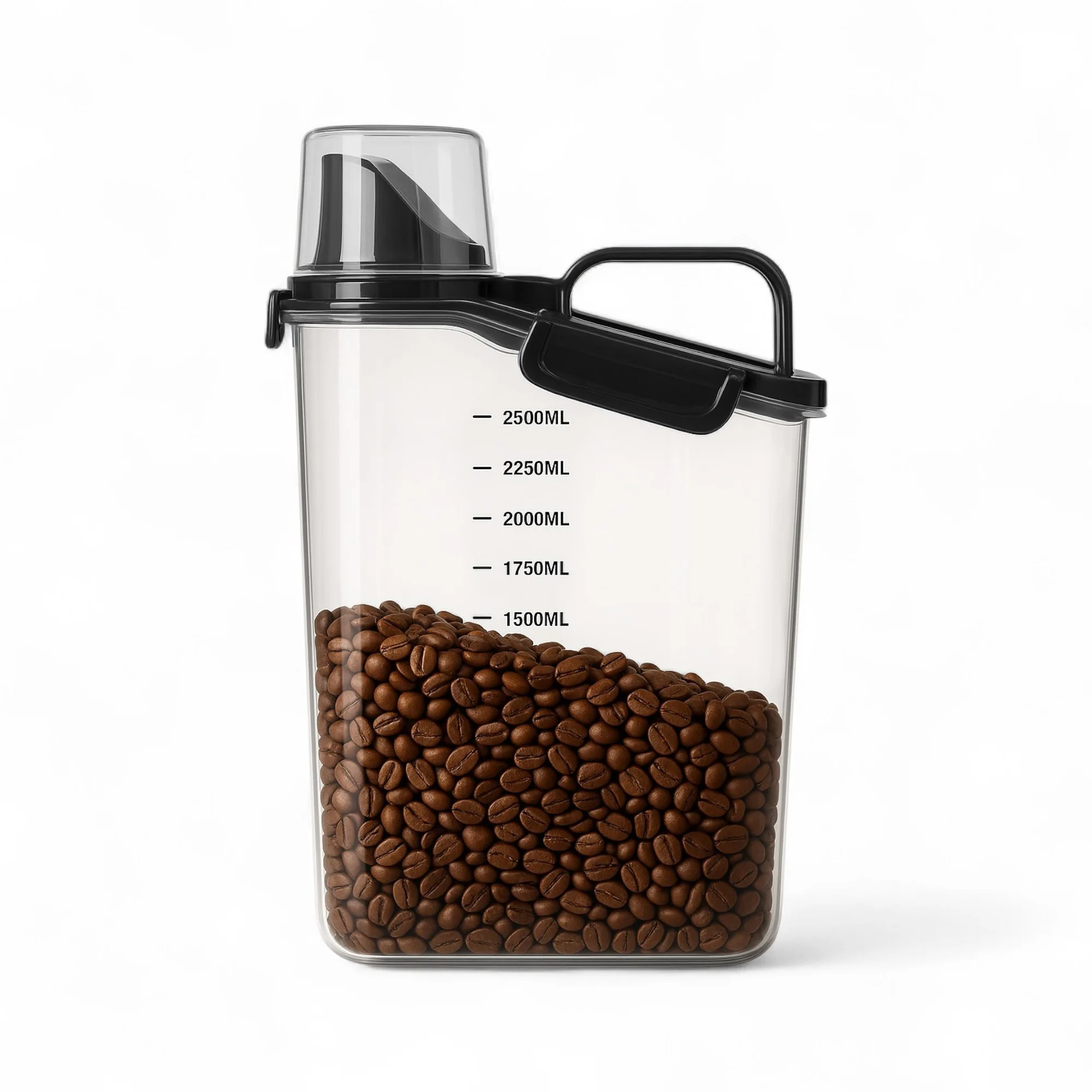 CH 2.5Lt Canister with Measuring Cup Clear