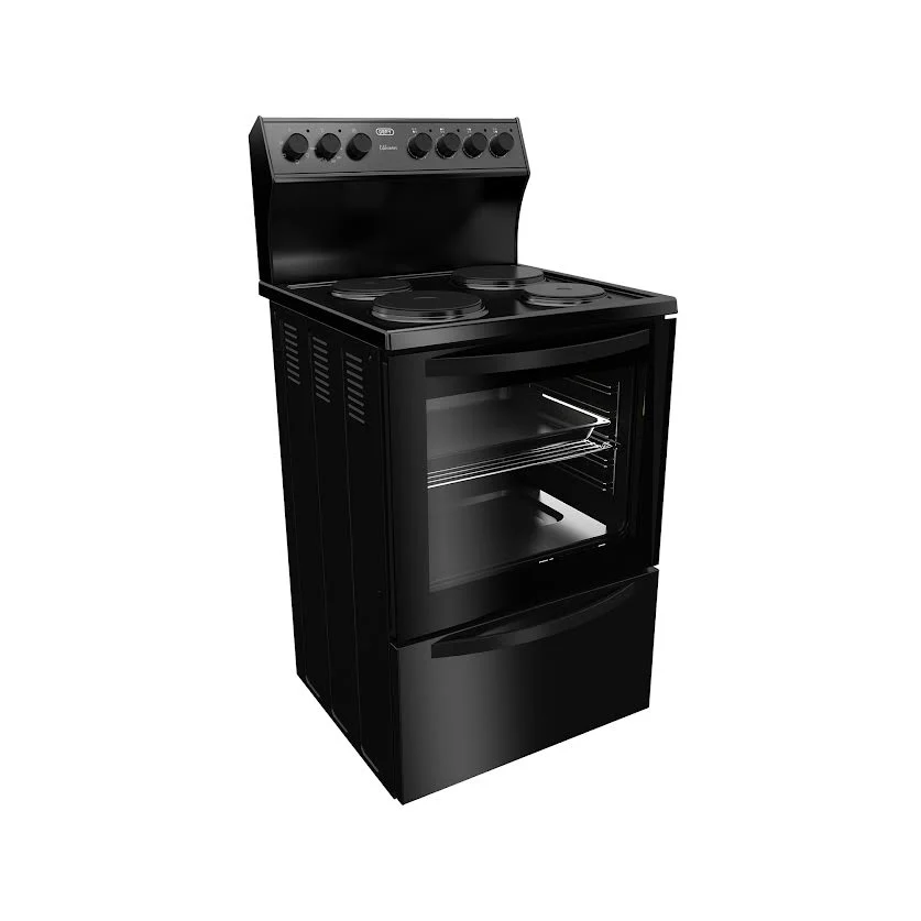 Defy 60cm Kitchenaire Electric Stove Black