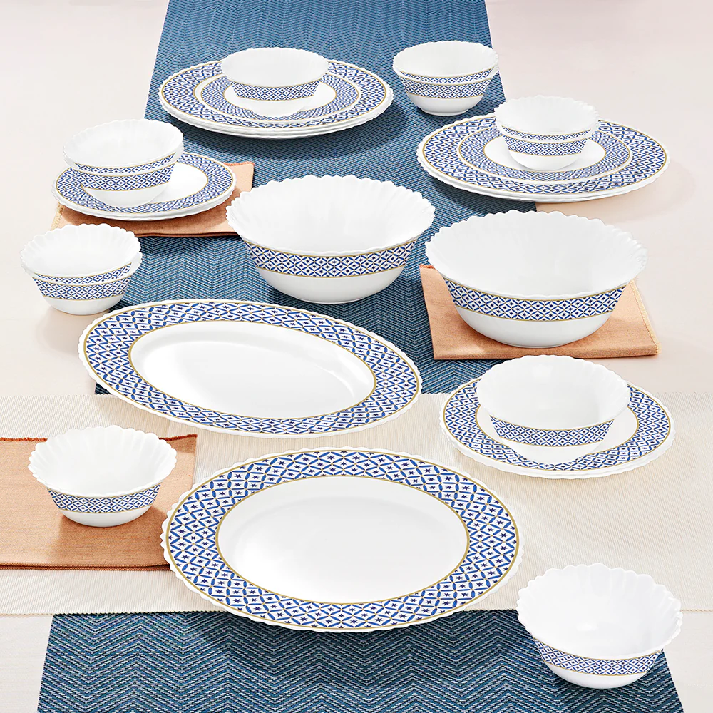 Larah by Borosil Juliet Dinner Set, 27 pc