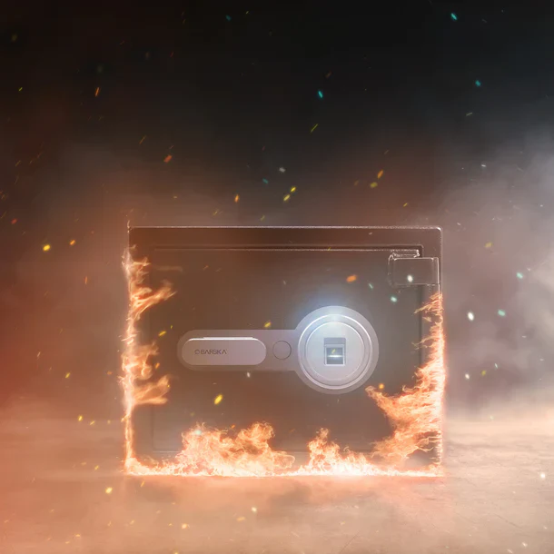 Barska AX13498 Biometric Fireproof Safe - Black