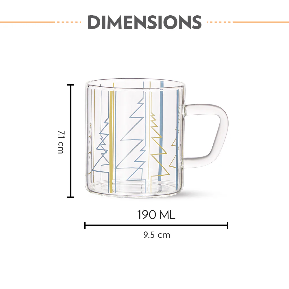 Sintra Classic Mug, Set of 6, 190ml