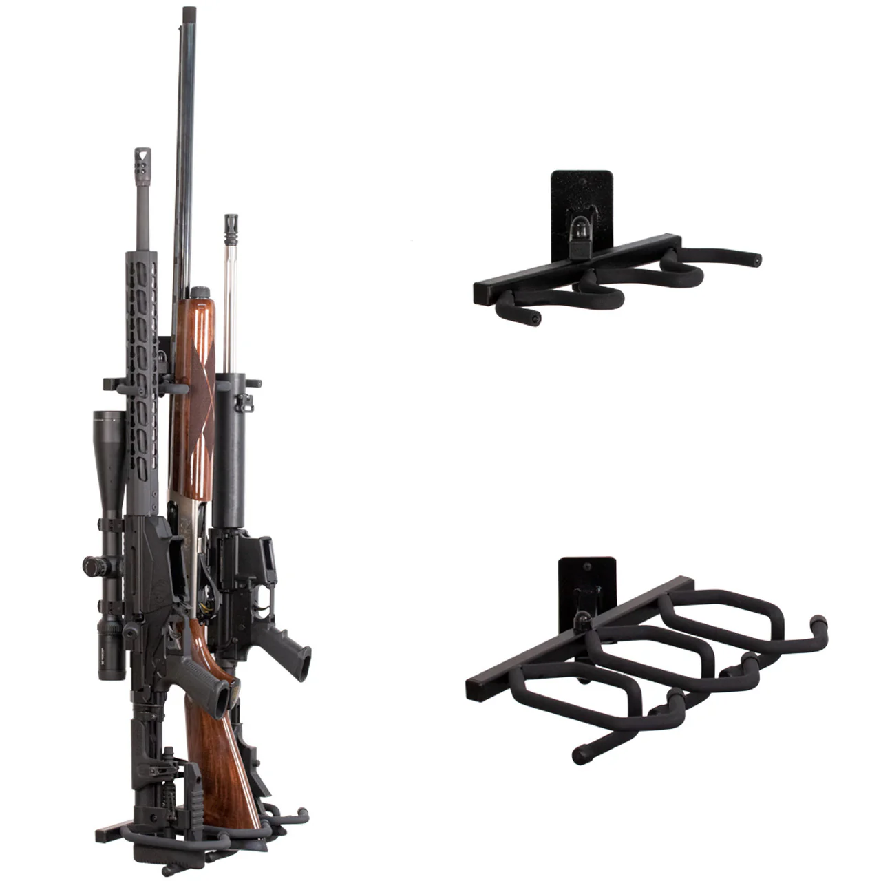 Hold Up Displays Multi Angled Gun Display for Three Long Guns HD80