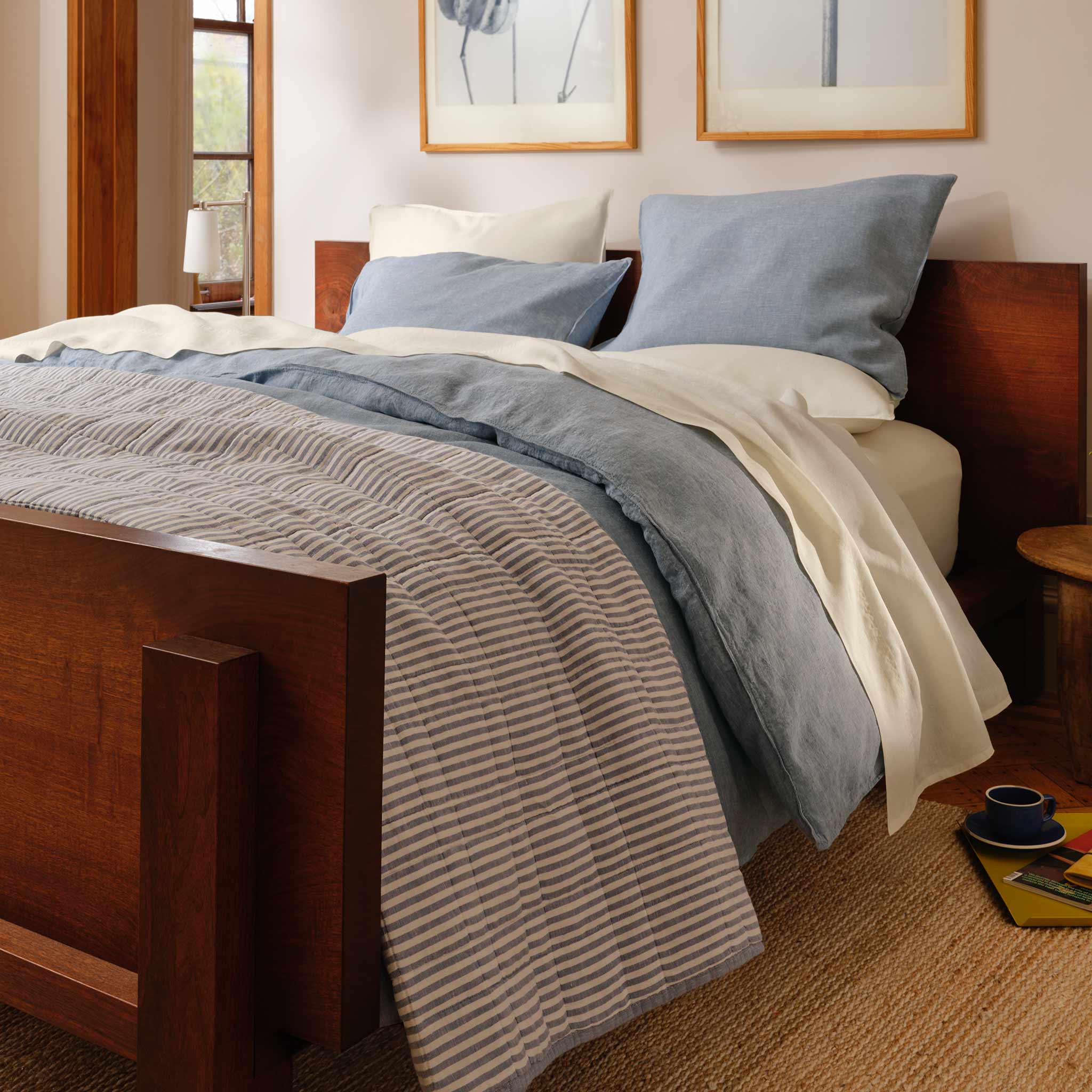 Washed European Linen Pillowcase Set