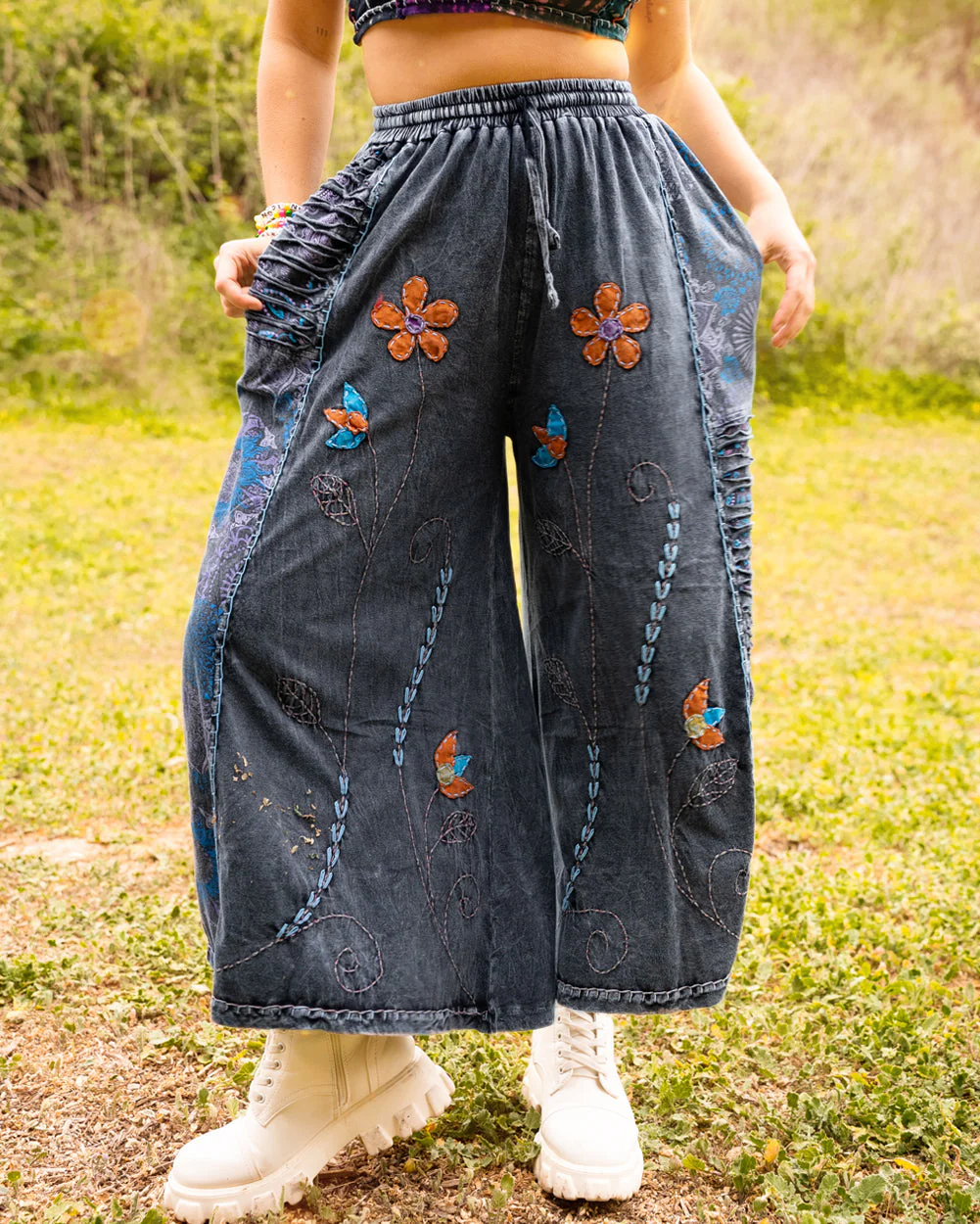 Misty Meadows Flower Pants