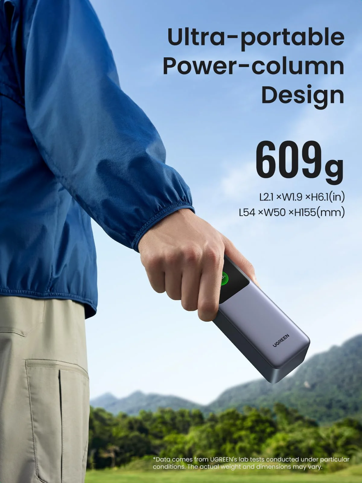 UGREEN Nexode Power Bank 25000mAh 200W with Smart Digital Display