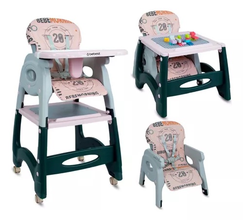 SILLA COMEDOR ESCRITORIO DUO DESK YY71 BEBESIT ROSADO