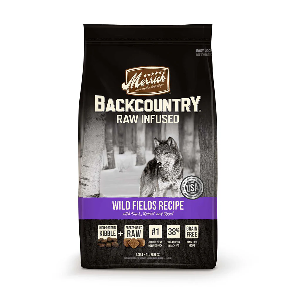 Merrick® Backcountry® Grain Free Raw Infused Wild Fields Recipe Dry Dog Food 22 Lbs