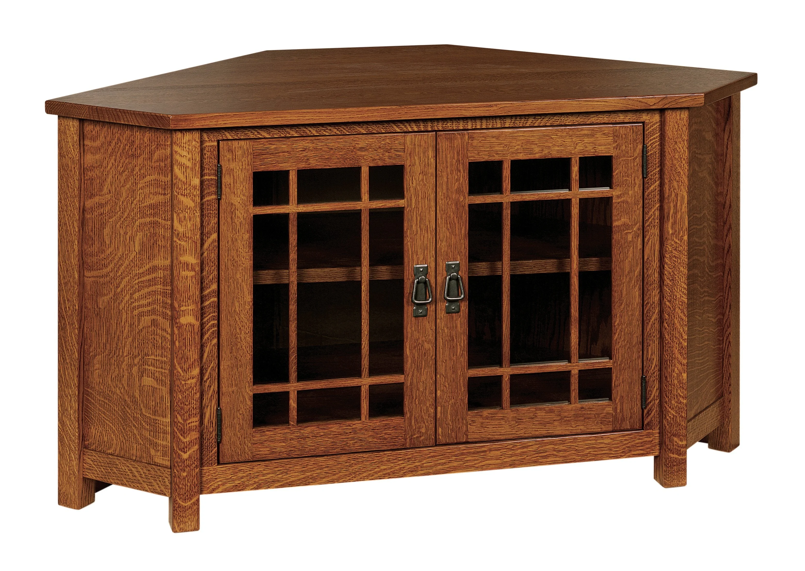 Amish Landmark TV Corner Cabinet