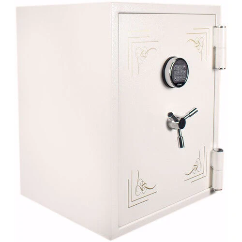 Barska AX13614 Keypad Fireproof Large Jewelry Safe - White