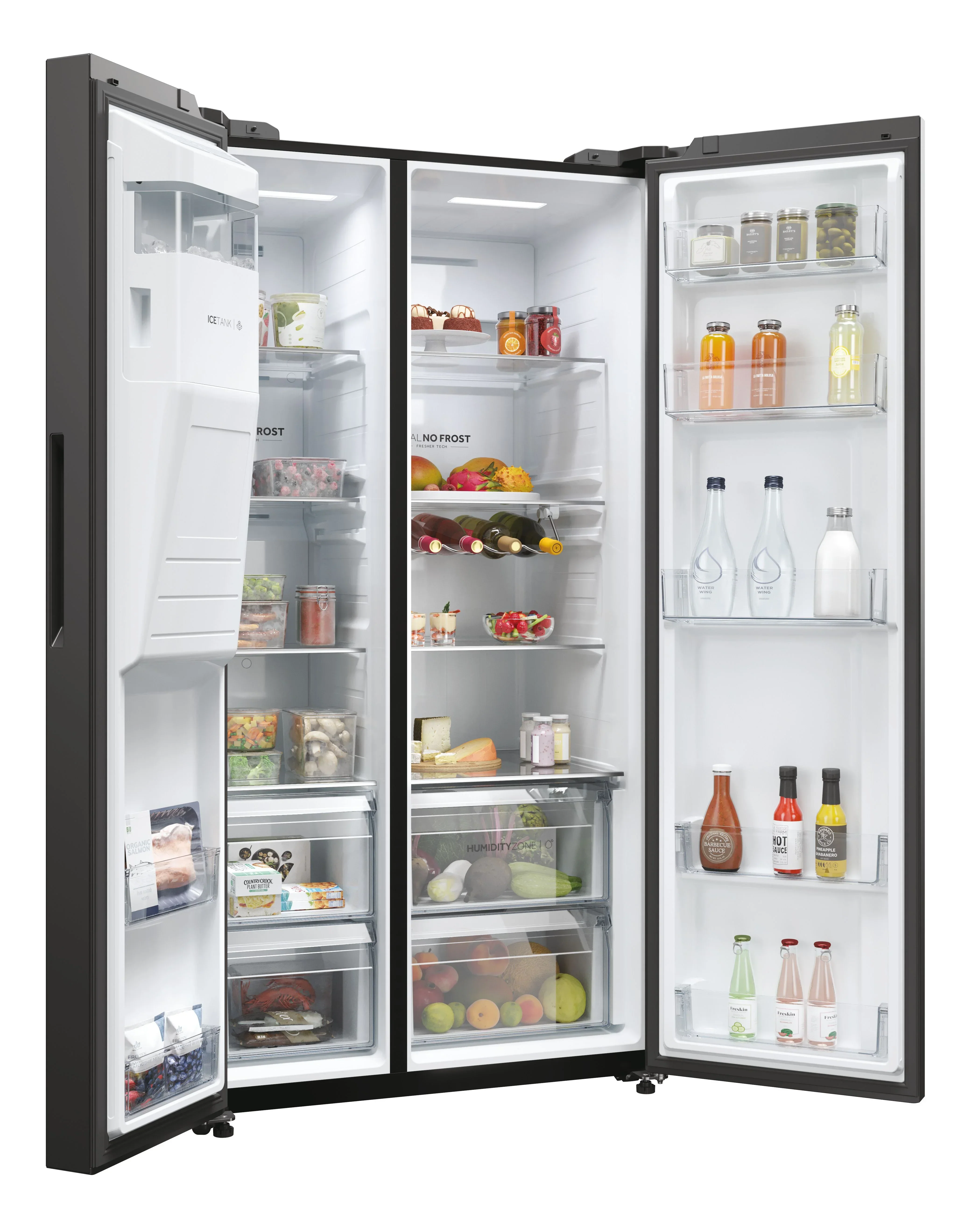 Haier Series 5 Black American Fridge Freezer | HSW59F18EIPT