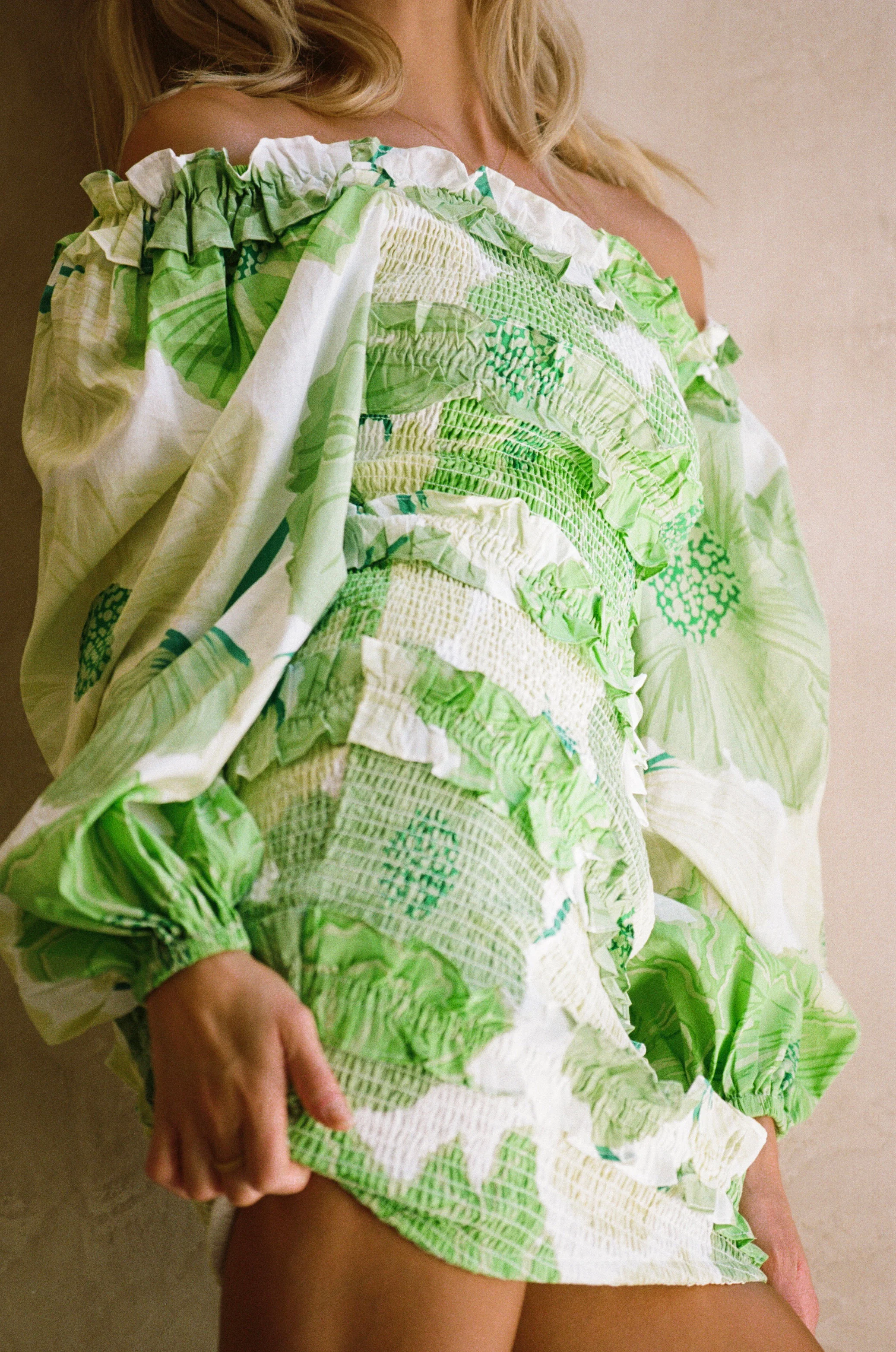 SAMPLE-Berlyn Shirred Dress