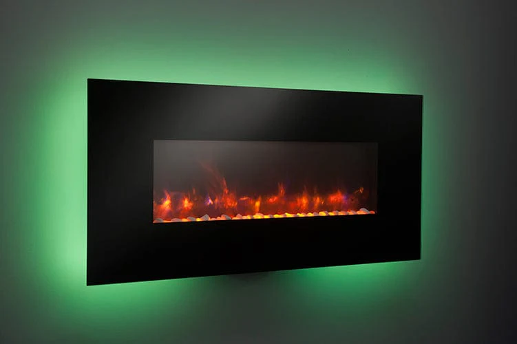GreatCo 50-In Gallery Linear Wall Mount Electric Fireplace