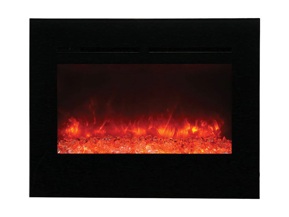 Amantii Zero Clearance Series Flush Mount 30-In Built-In Electric Fireplace - ZECL-30-3226-FLUSHMT