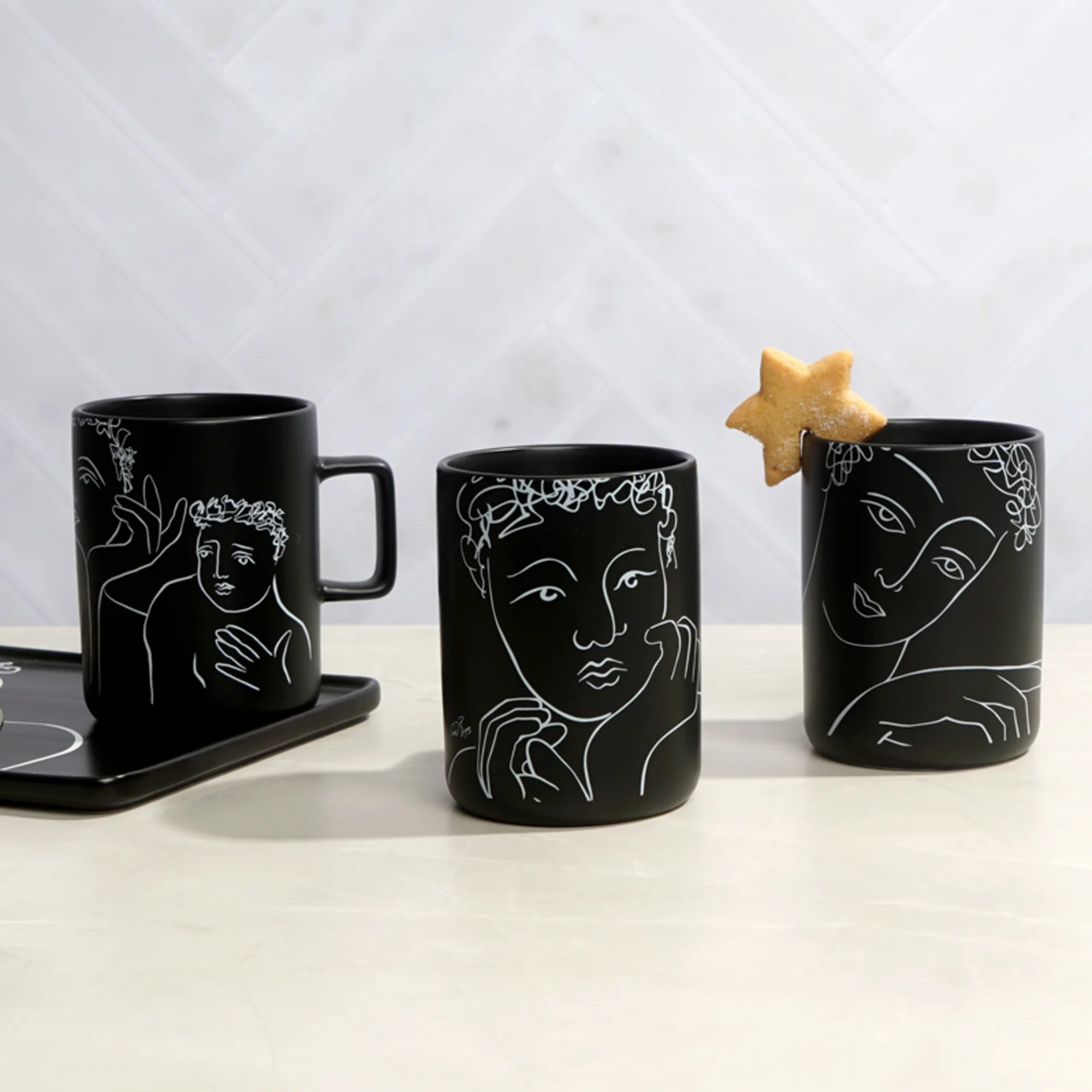 Carrol Boyes 375ml Intriguing Mug Black