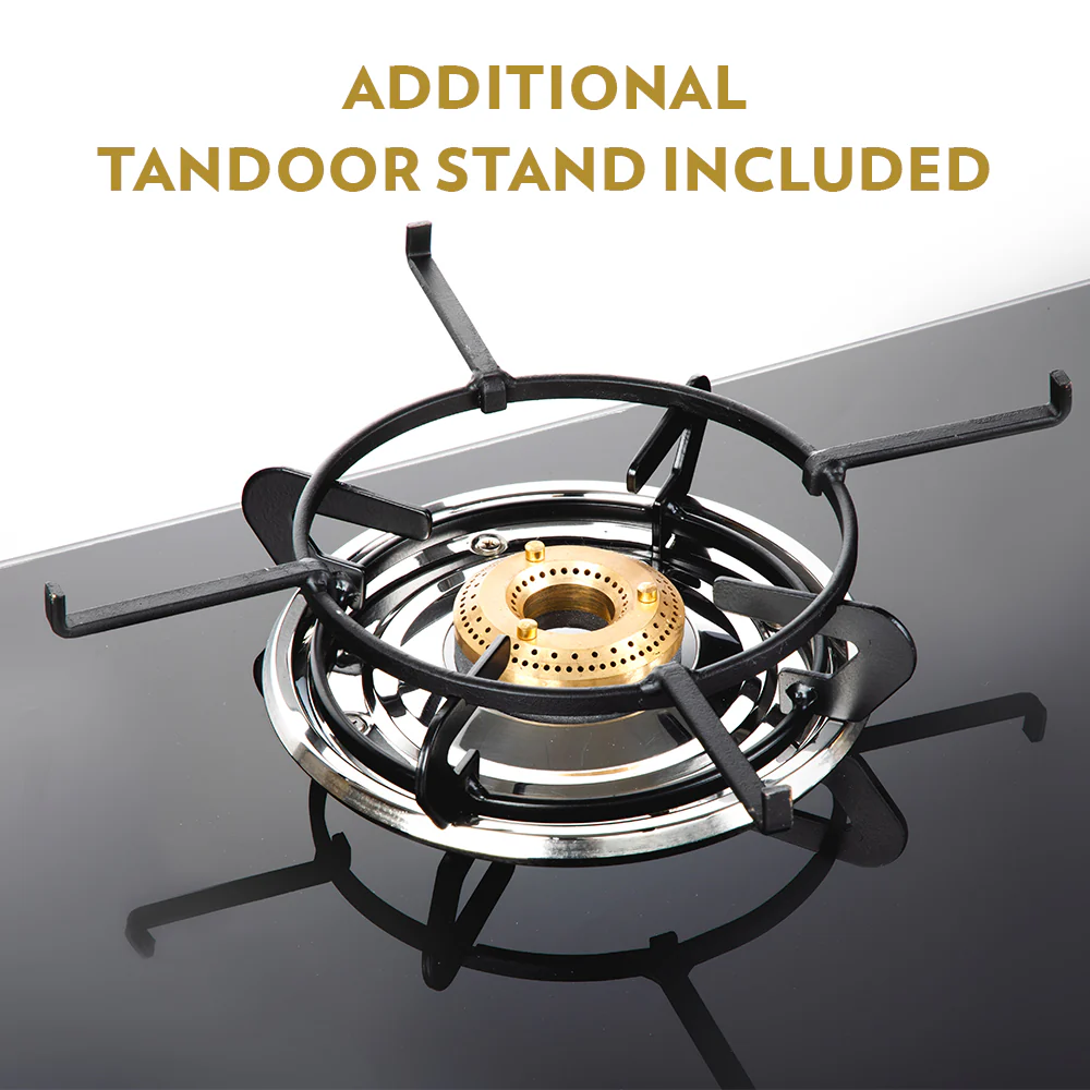 Borosil Magnum Pro Glass-top Gas stove, 3 Burners