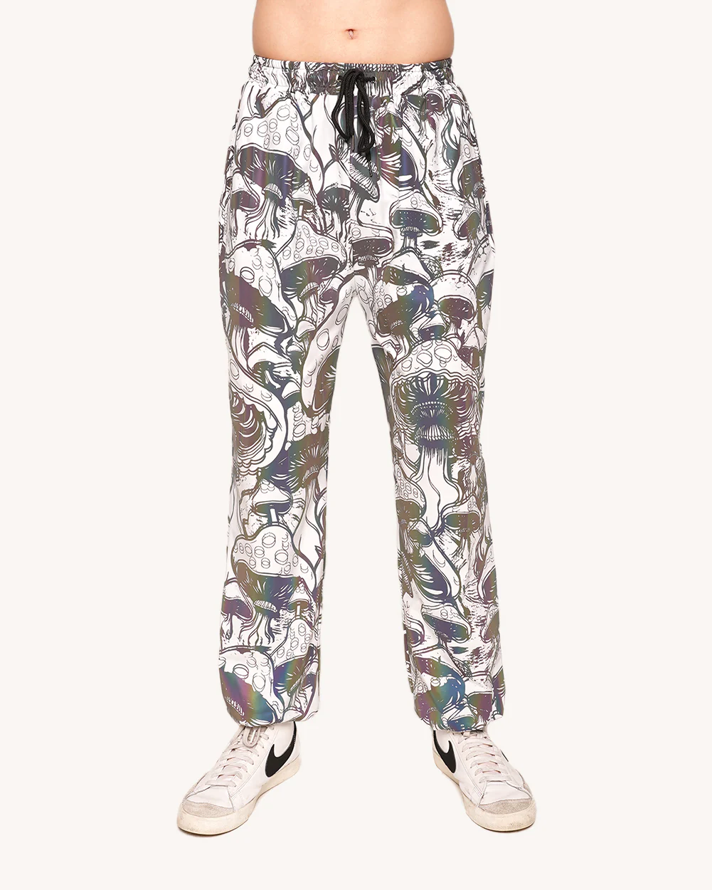 Secret of Life Mushroom Rainbow Reflective Joggers
