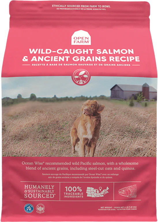 Open Farm Wild-Caught Salmon & Ancient Grains Dry Dog Food