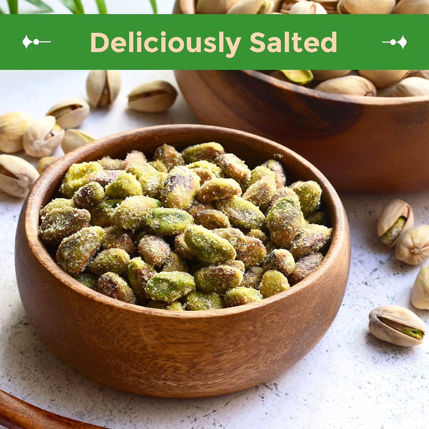Pistachios Roasted and Salted Kernels - Meats - No Shell