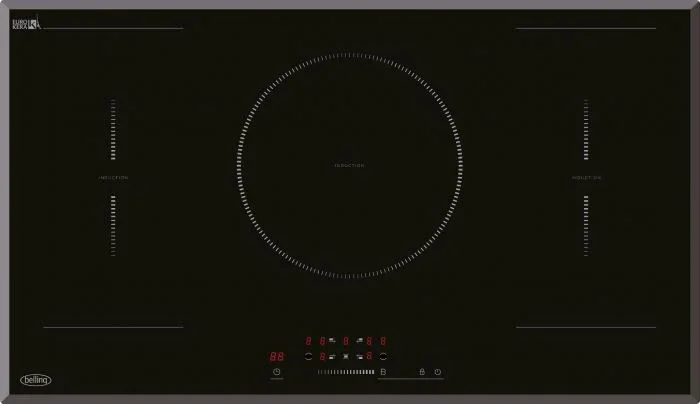 Belling 90cm 5 Zone Induction Hob | Black