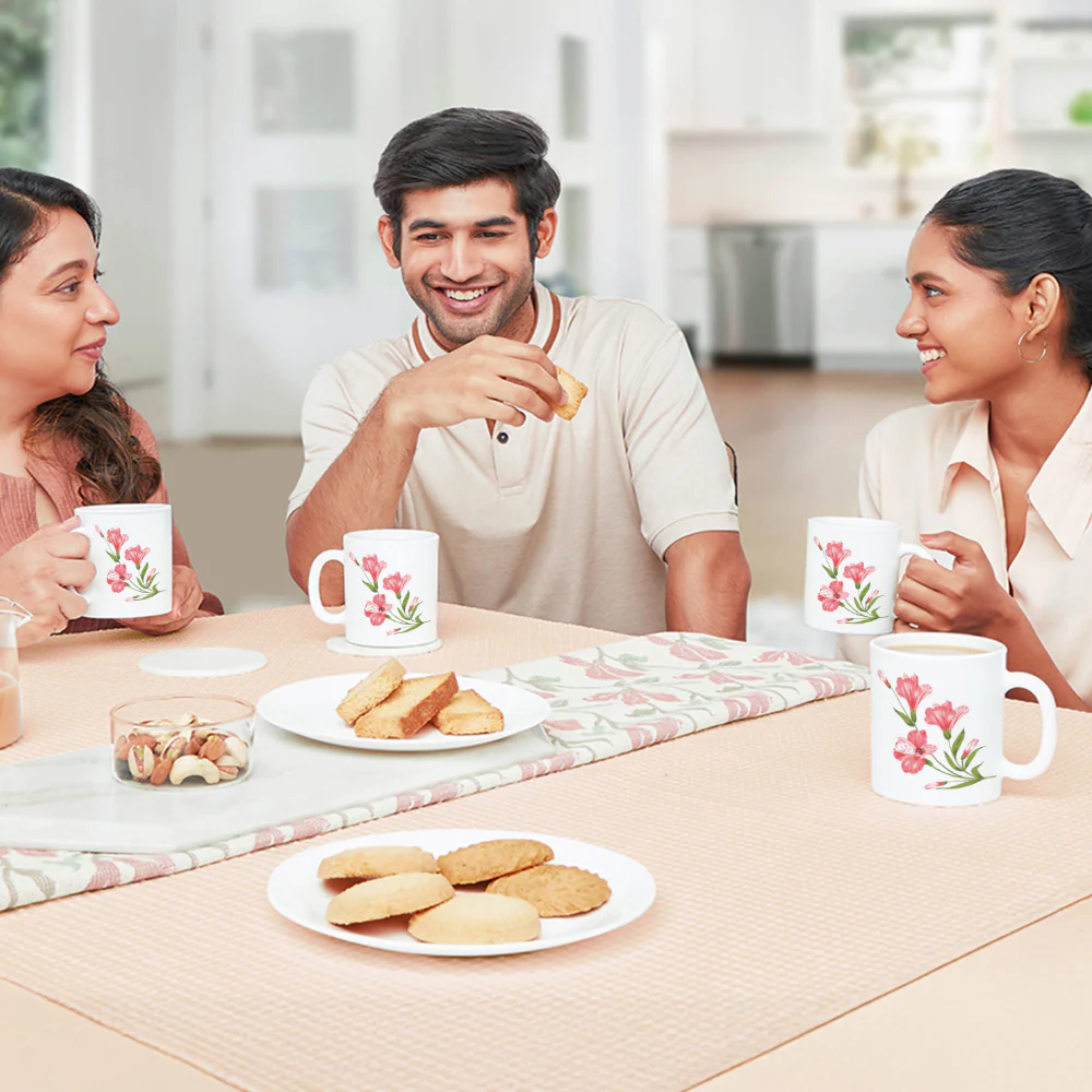 Larah By Borosil Marina Peach Mug