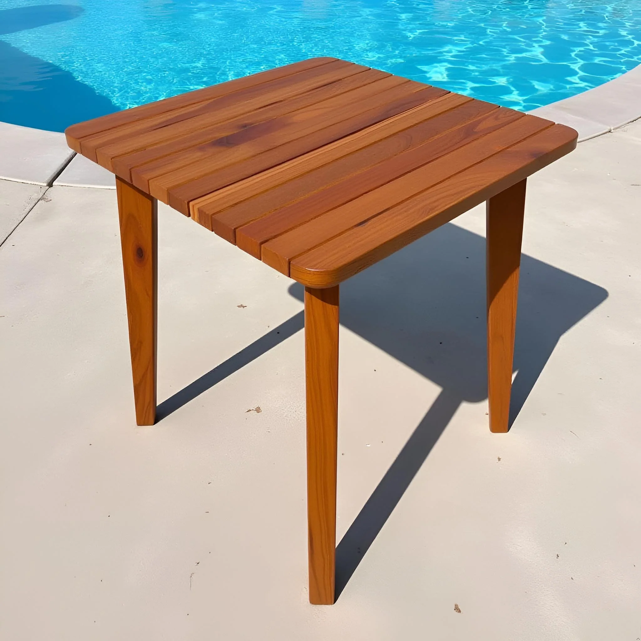 Calena Teak Outdoor Side Table