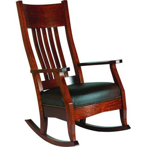 Amish Mission Rocker Wide