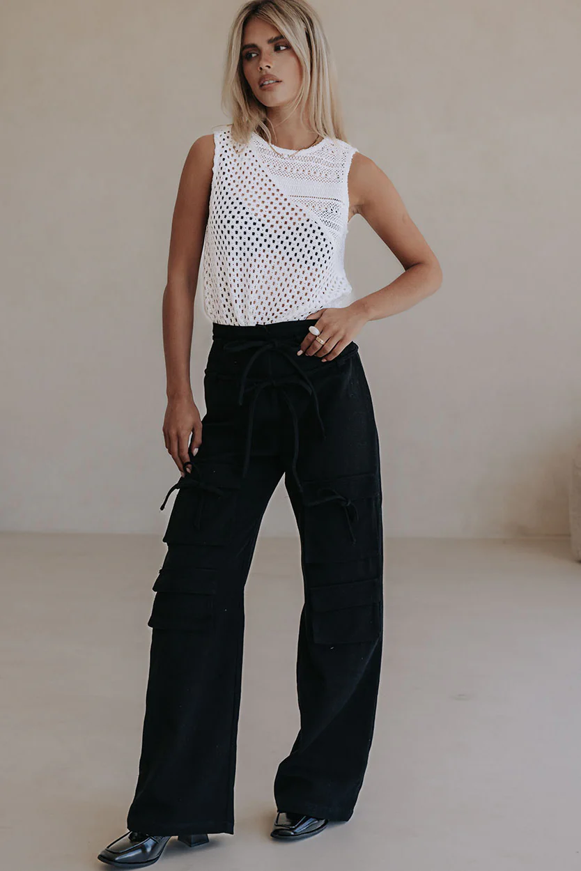 SAMPLE-Jaicee Pants - Black