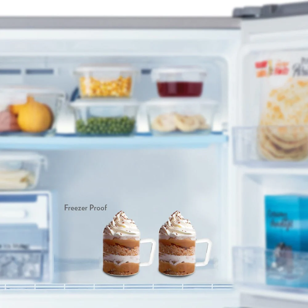 Borosil Vision Classic Delite Mug Set, 305ml x 2