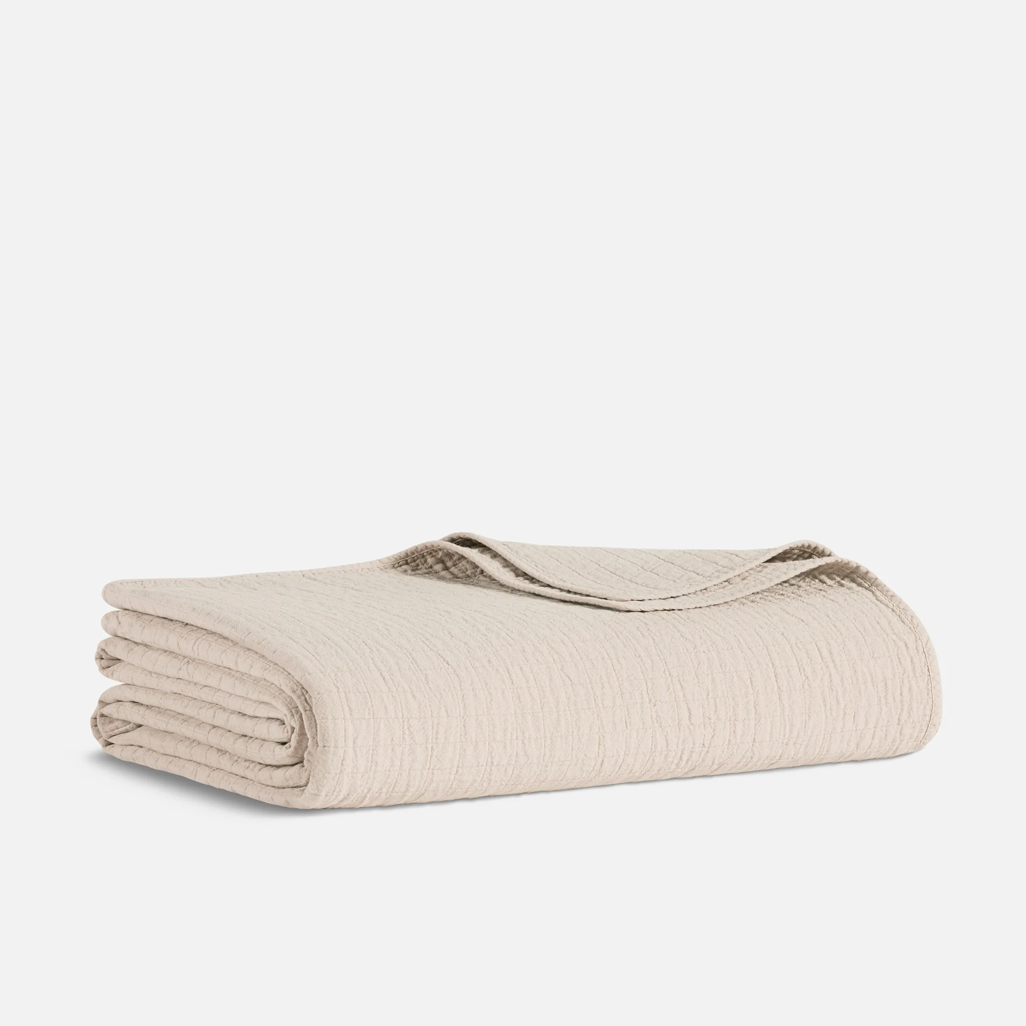 Lightweight Grid Cotton Bed Blanket