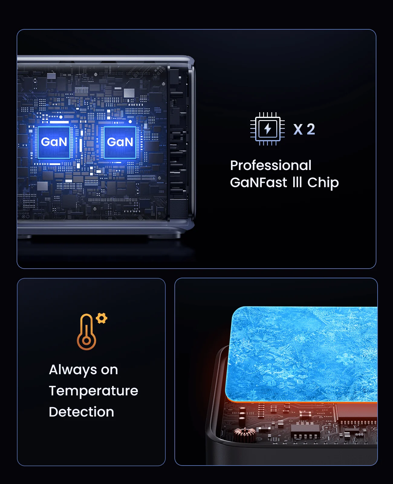 (Bundle) Nexode 300W Charger + 6.6FT 100W USB-C Cable 4 Pack