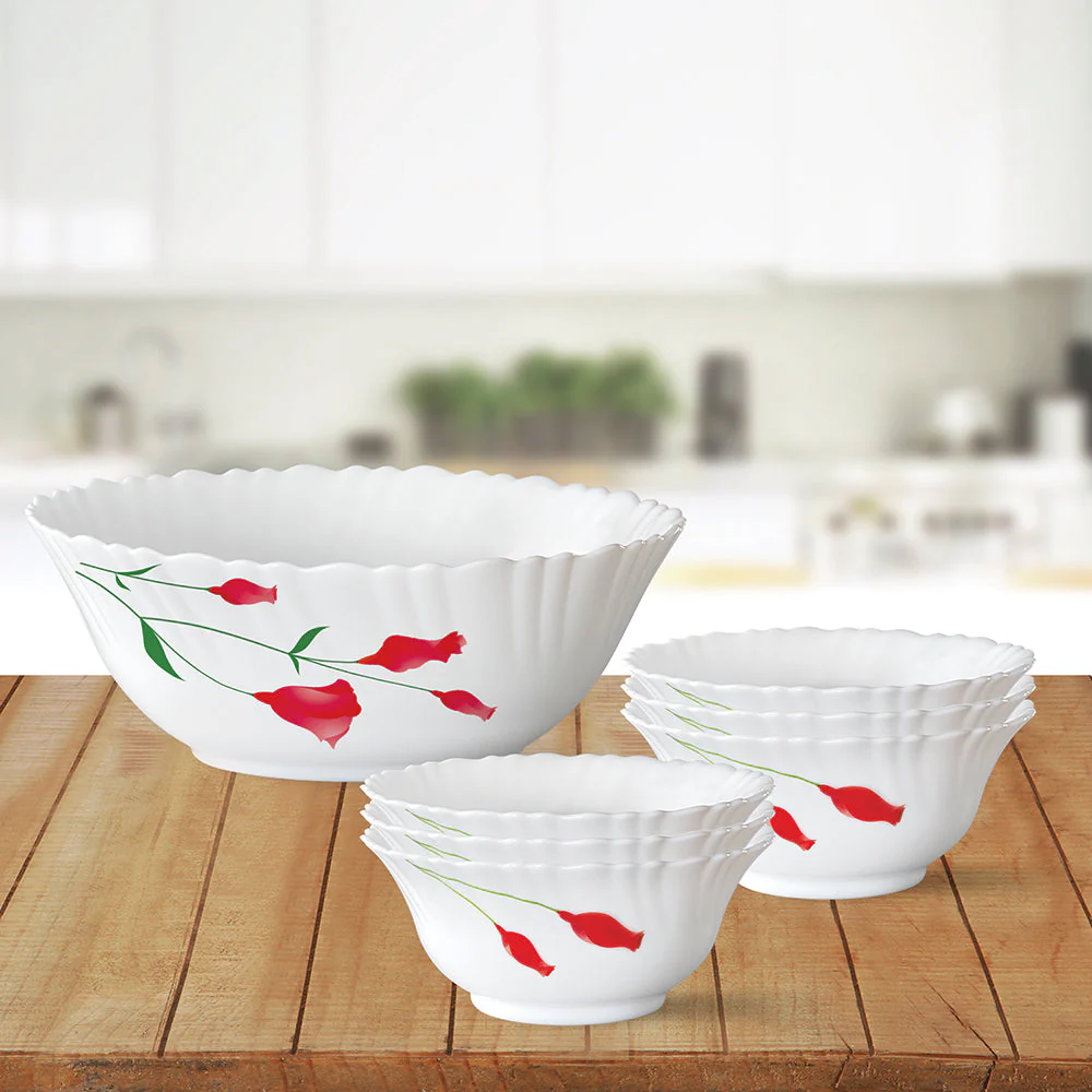 Larah by Borosil Diana Pudding Set, 5 pc (Mini)