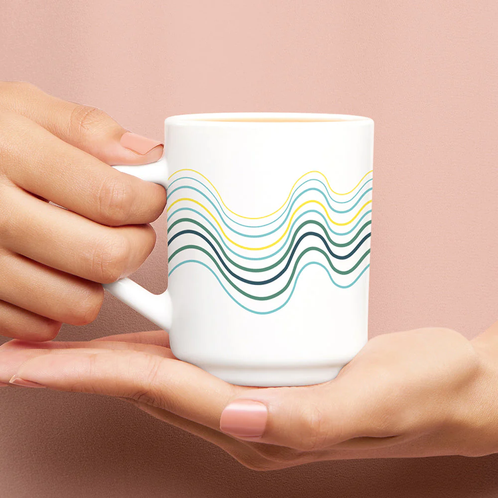 Larah by Borosil Mia Mug Set, 240ml x 2