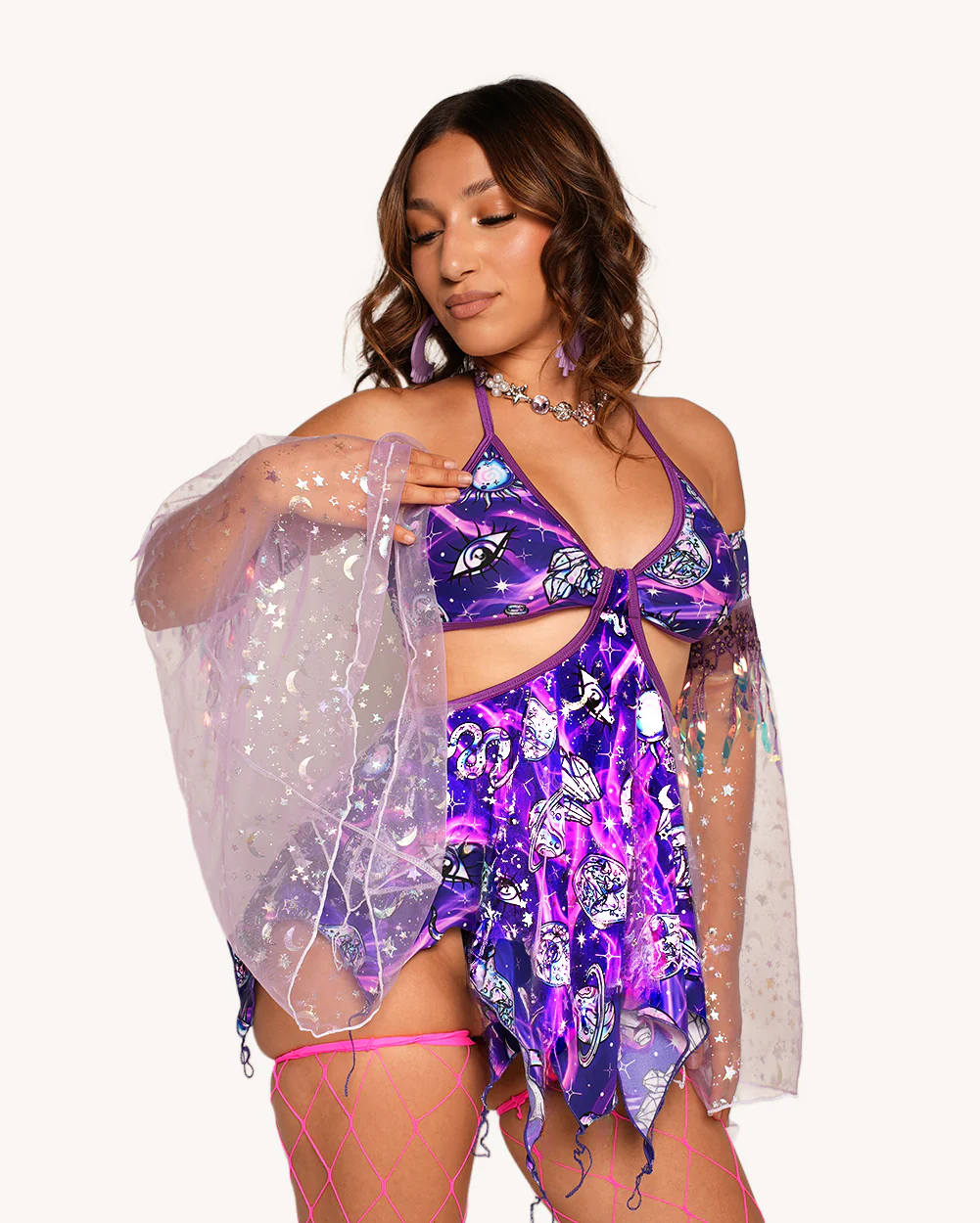 Rolita Couture x iHR Metaphysical Mami Pixie Baby Doll Dress