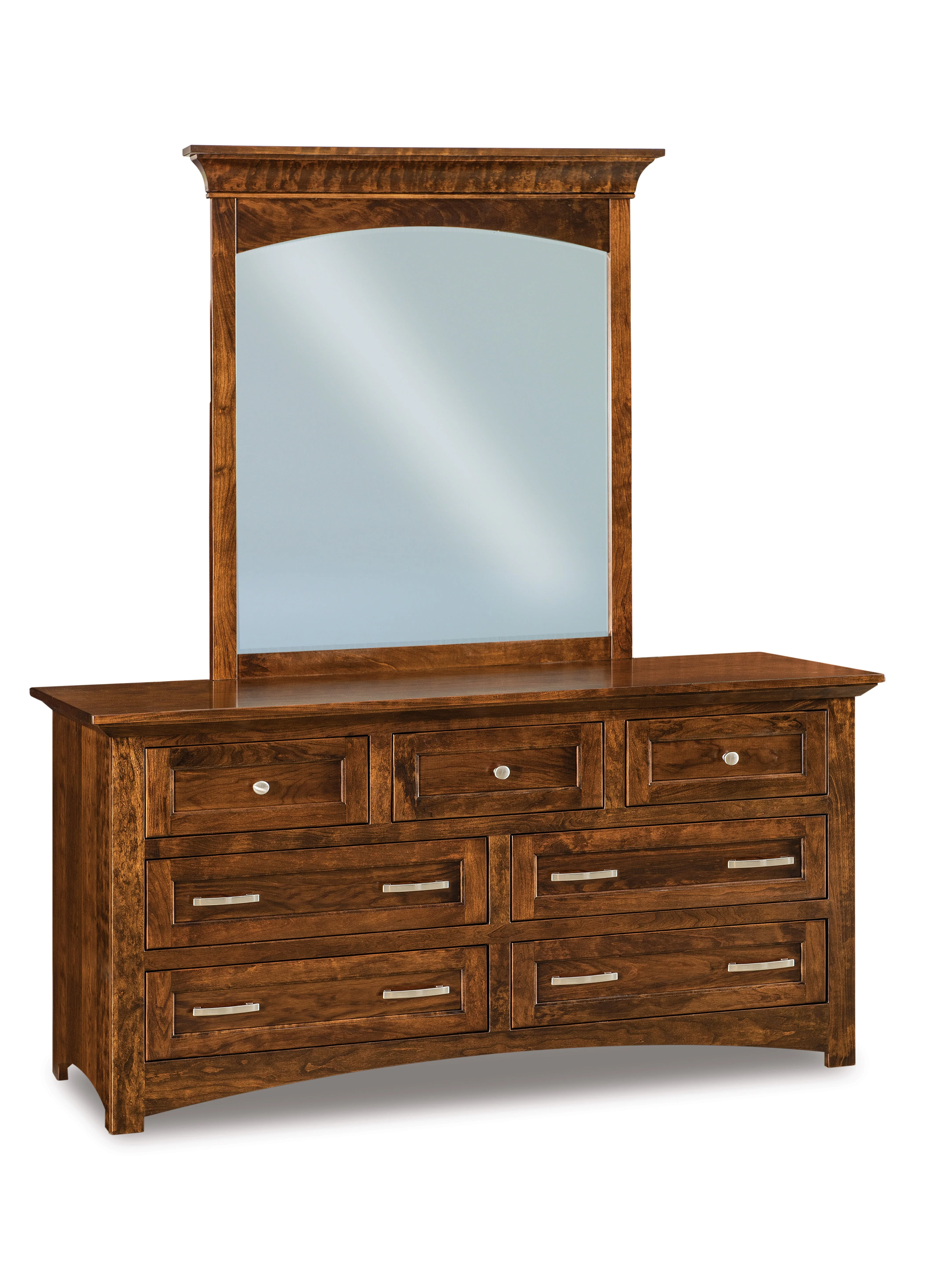 Amish Lincoln Seven Drawer Dresser