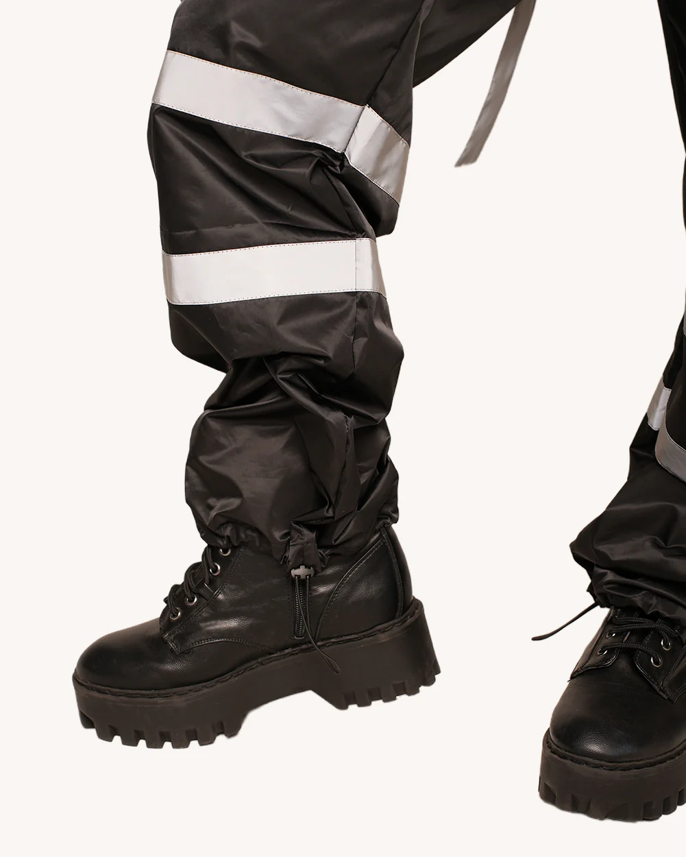 Post-Party Glow Reflective Wide Legged Pants