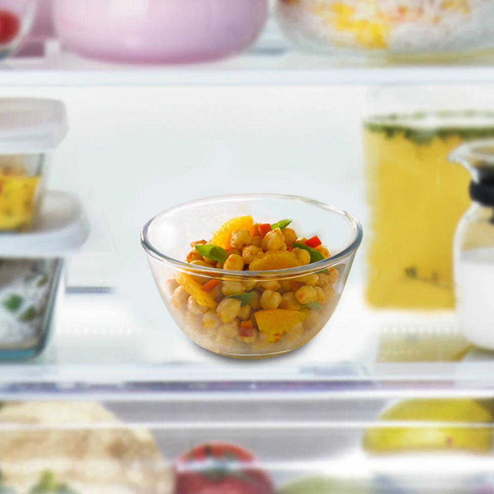 Borosil Mixing & Serving Bowl Set of 2, 1.3Ltr+2.5Ltr