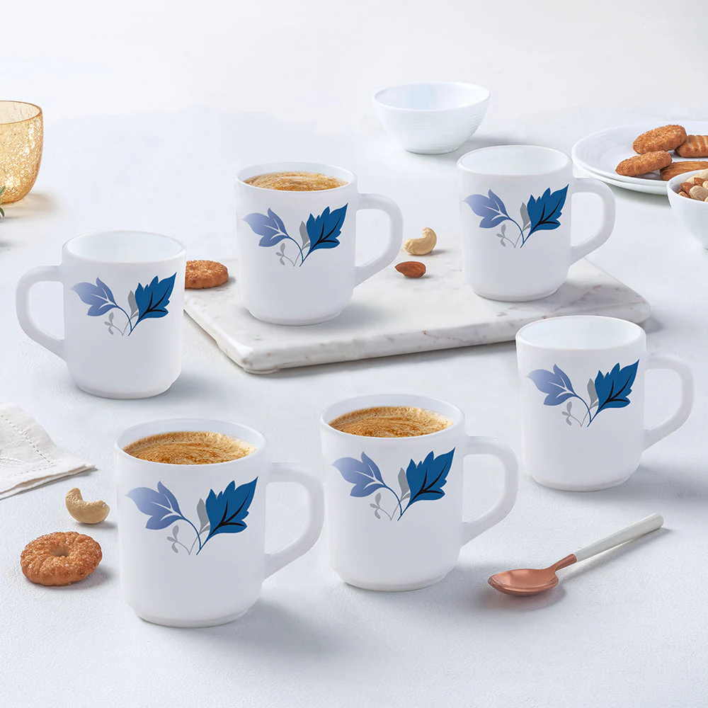 Larah by Borosil Ageria Mug Set, 240ml x 2