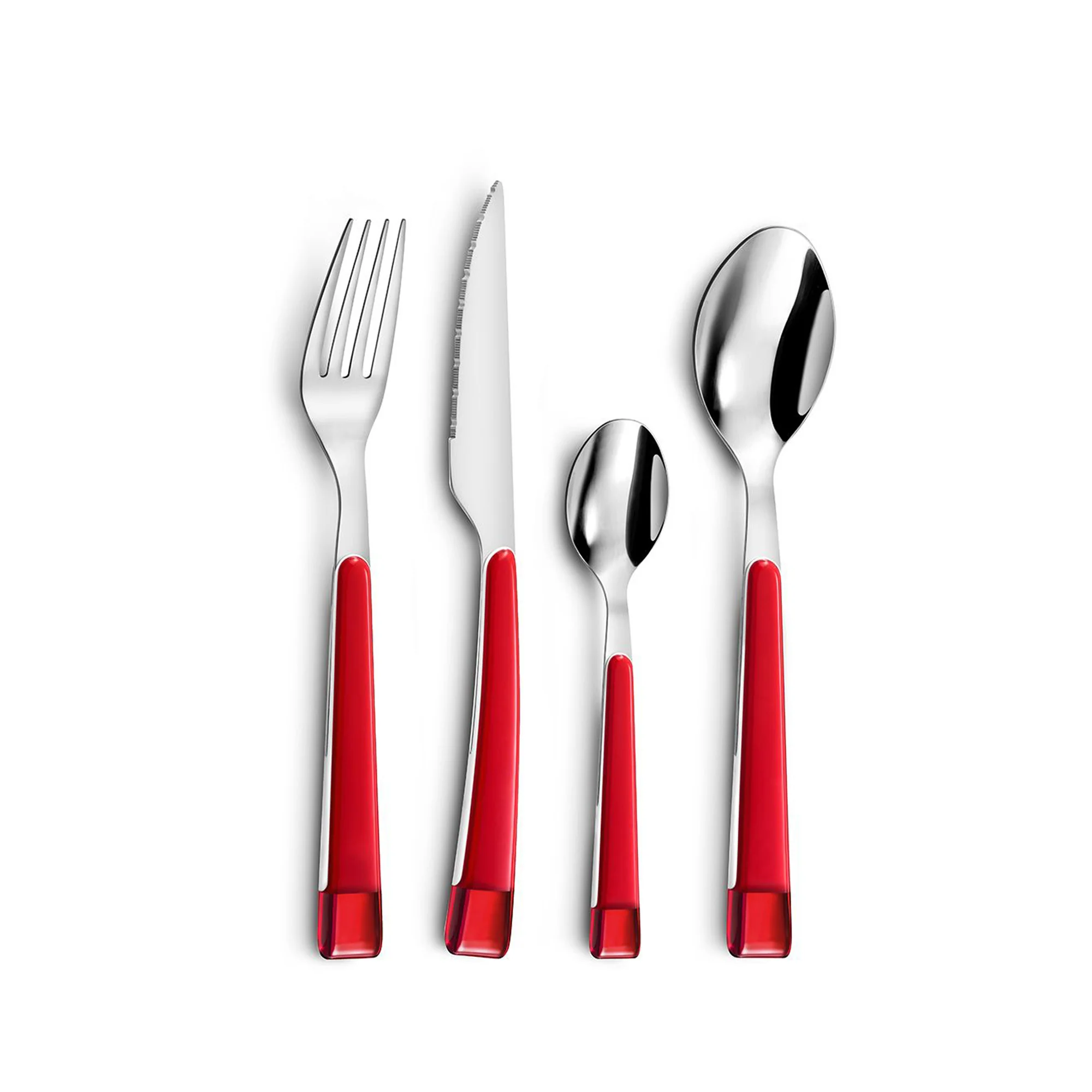Amefa Guimauve 16 Piece Cutlery Set - Red