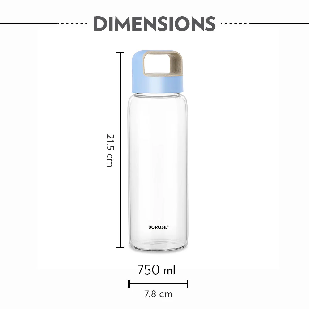 Crysto Clear Glass Bottle