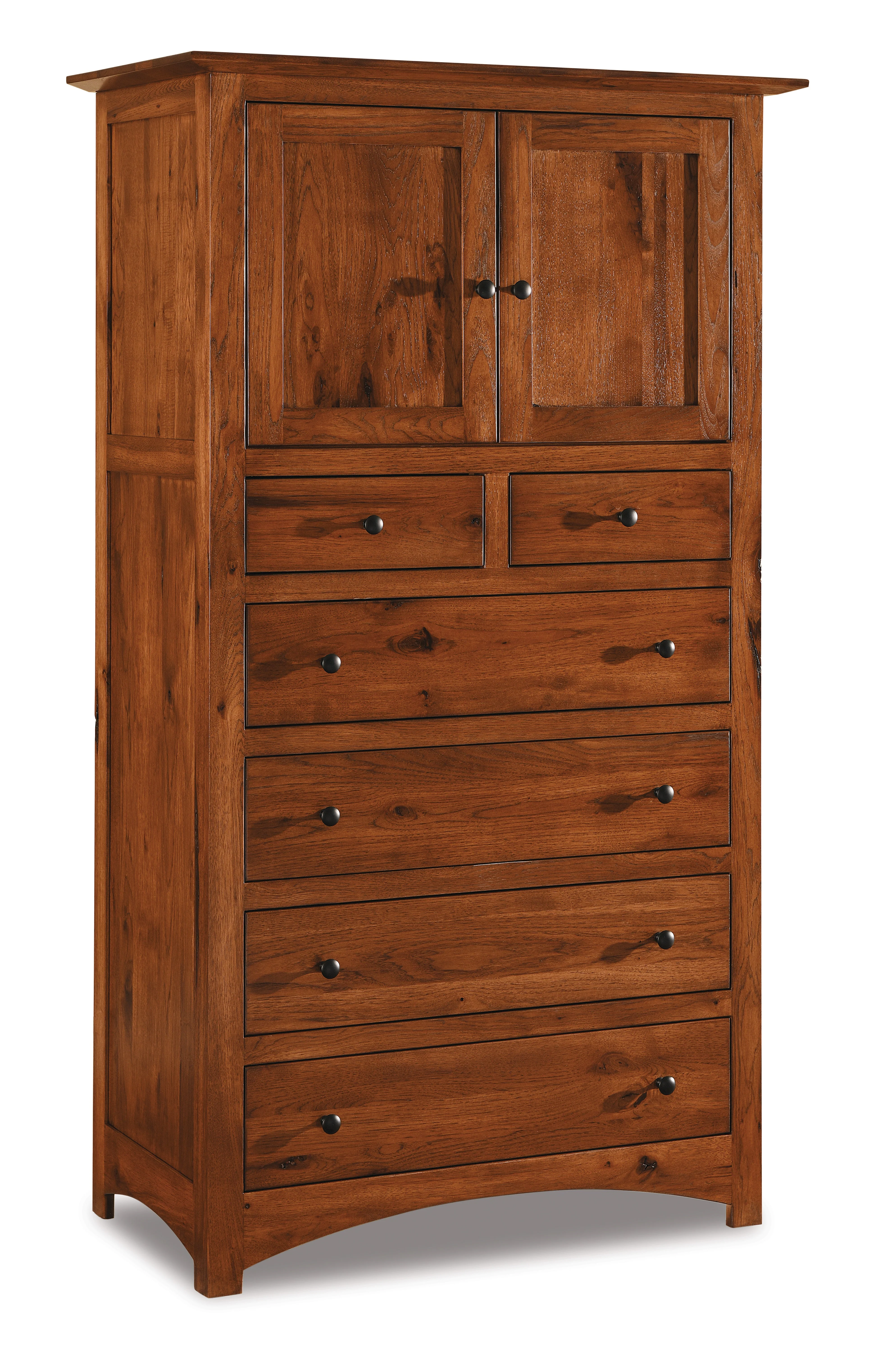 Amish Finland Six Drawer Two Door Armoire