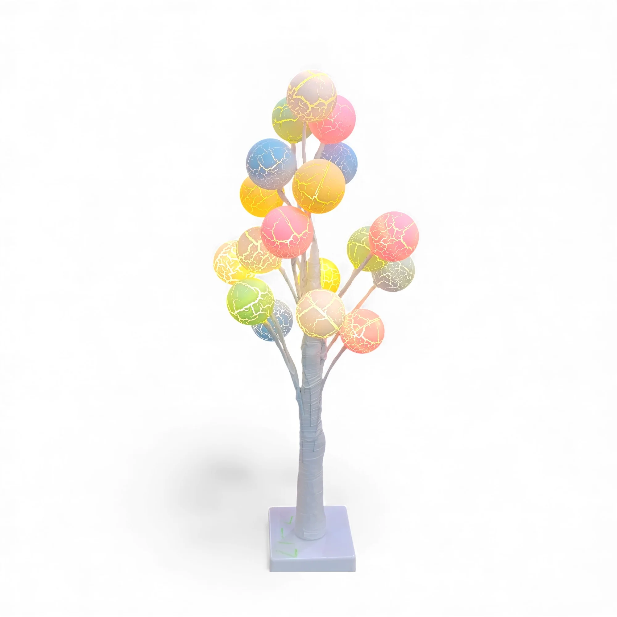 60cm LED Tree with Balls Multicoloured