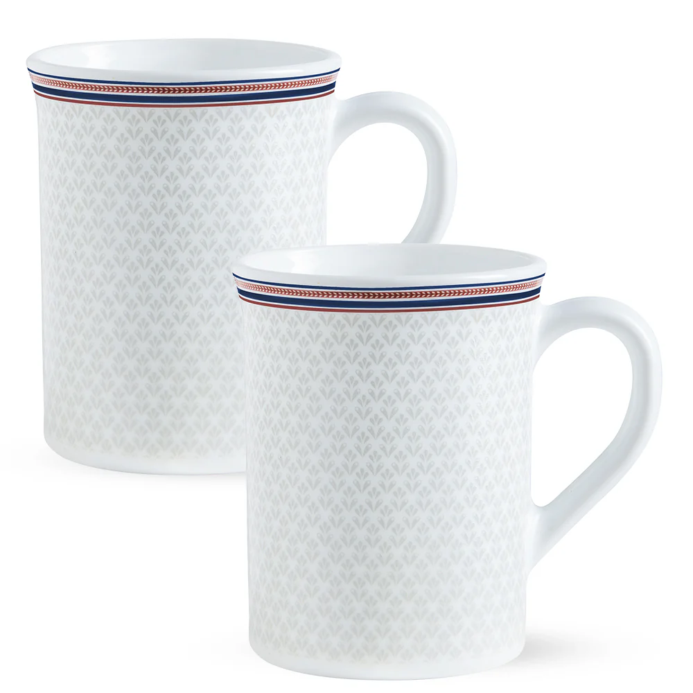 Larah By Borosil Starlight Mug Set, 350ml x 2