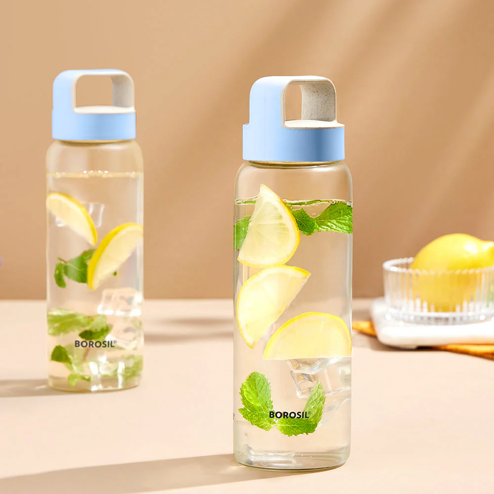 Crysto Clear Glass Bottle