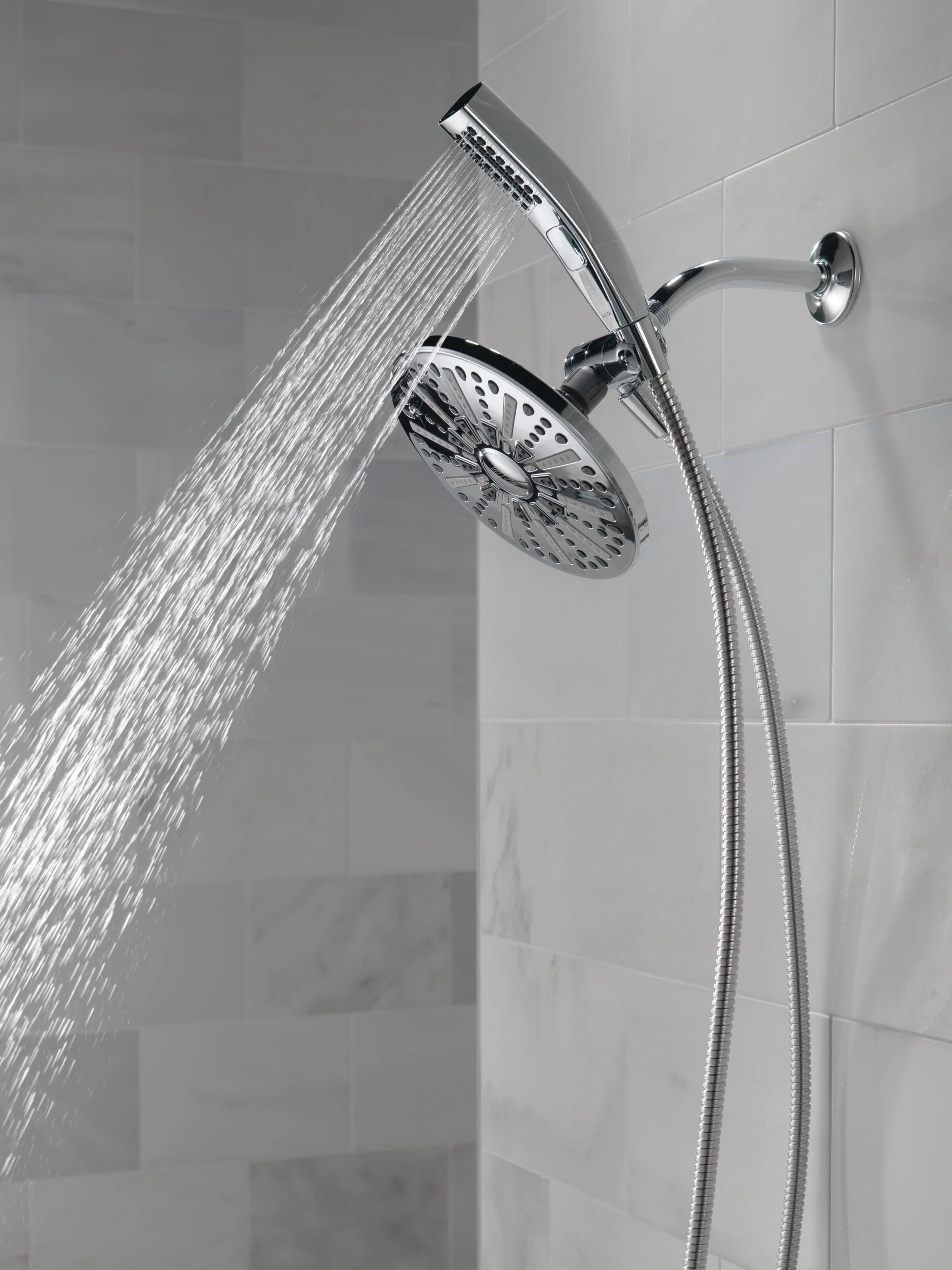 Shower Head and Hand 1.75 GPM 4-Setting 20% Less Water than the Industry Standard - Saving You Money